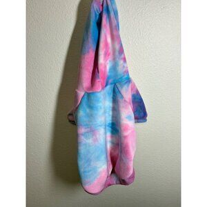NWT Spark Paws Hoodie Pastel Tie Dye Medium Dog Shirt Pink/Blue